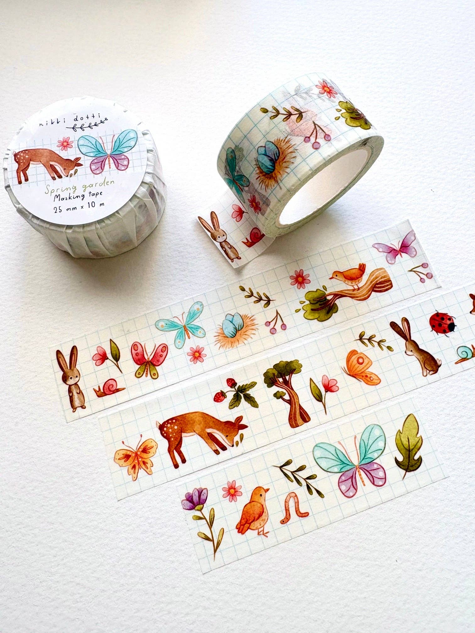 Washi tape - Spring garden-DutchMills