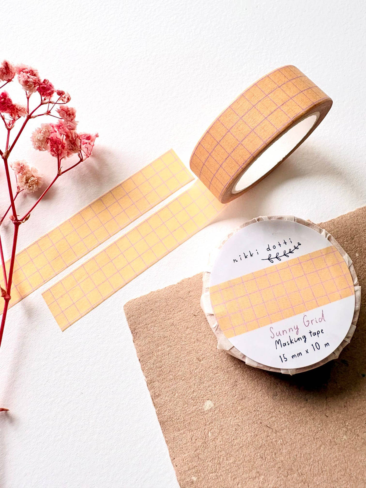 Washi tape - Sunny grid-DutchMills