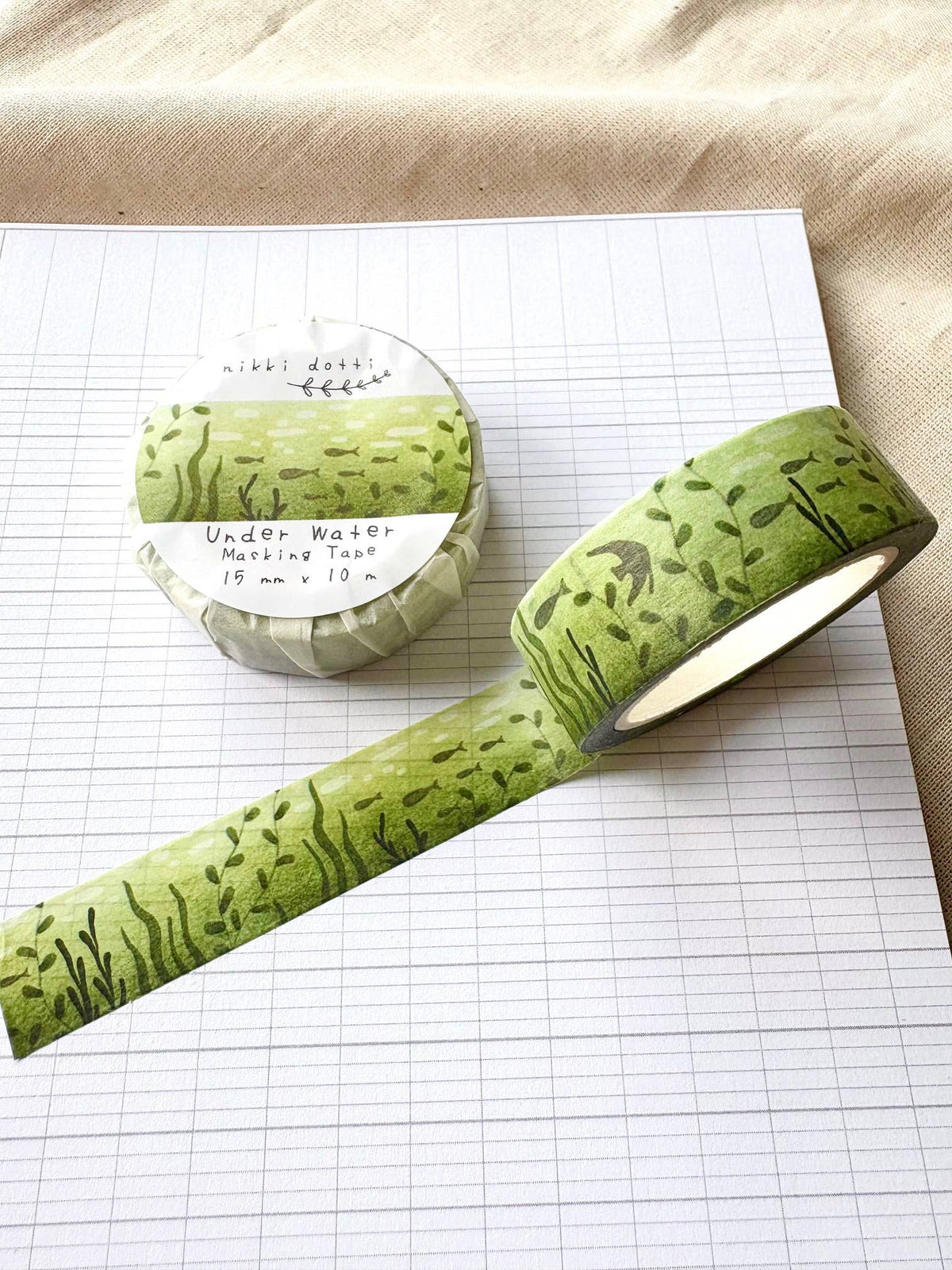 Washi tape - Underwater-DutchMills