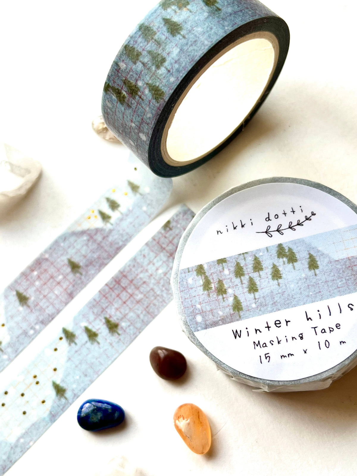 Nikki Dotti - Washi tape - Winter hills-Maskingtape-DutchMills