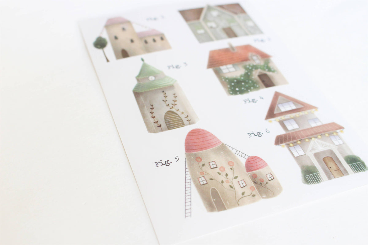 Nikki Dotti - Wrijfstickers - Huizen-Sticker-DutchMills