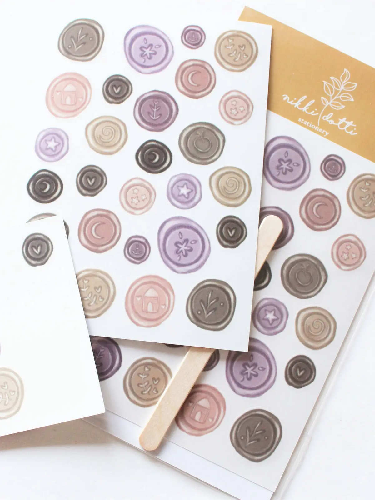 Nikki Dotti - Wrijfstickers - Lakzegels-Sticker-DutchMills