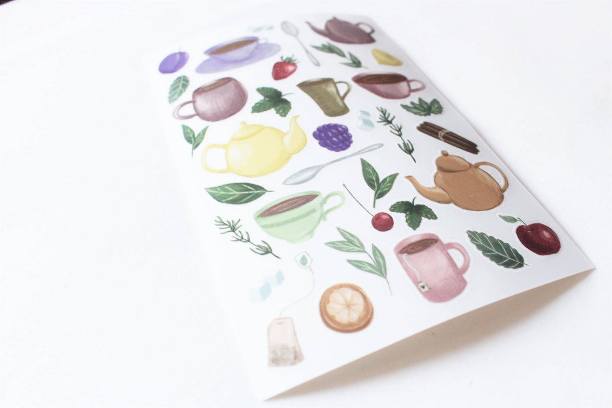 Wrijfstickers - Theekransje-Sticker-DutchMills