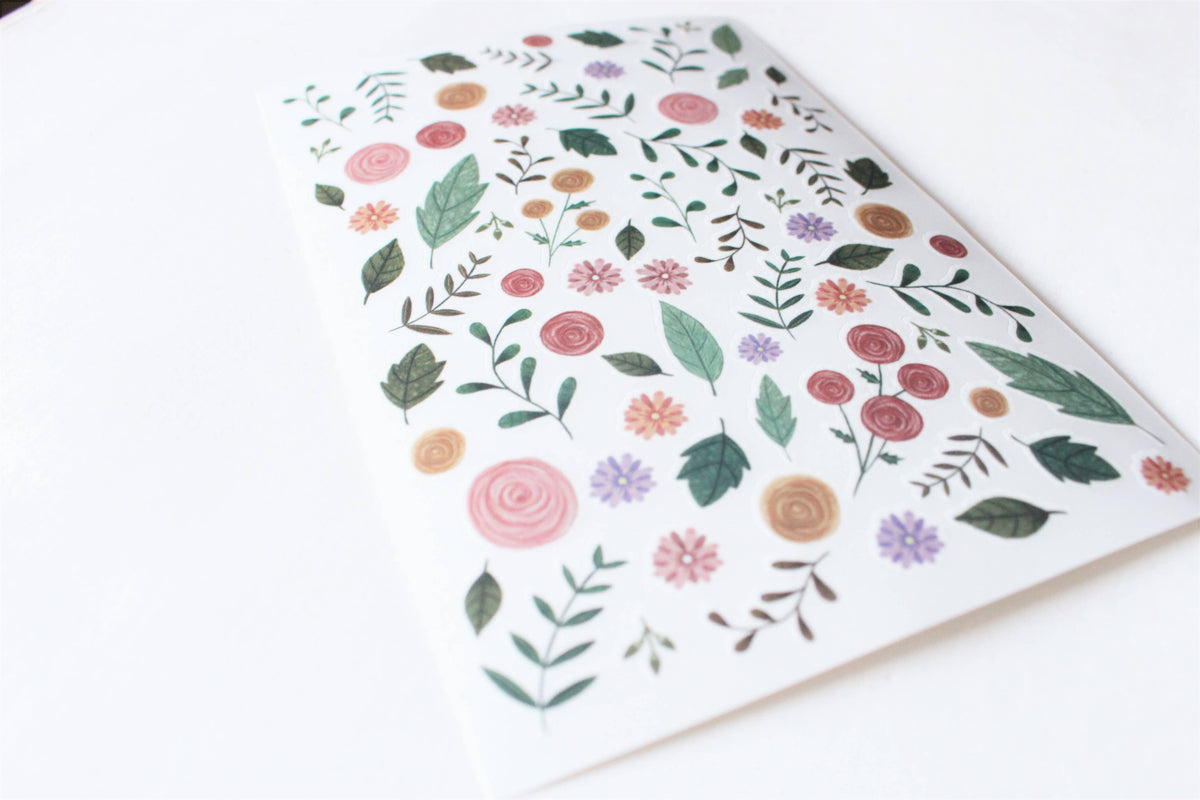 Nikki Dotti - Wrijfstickers - Zomerbloemen-Sticker-DutchMills