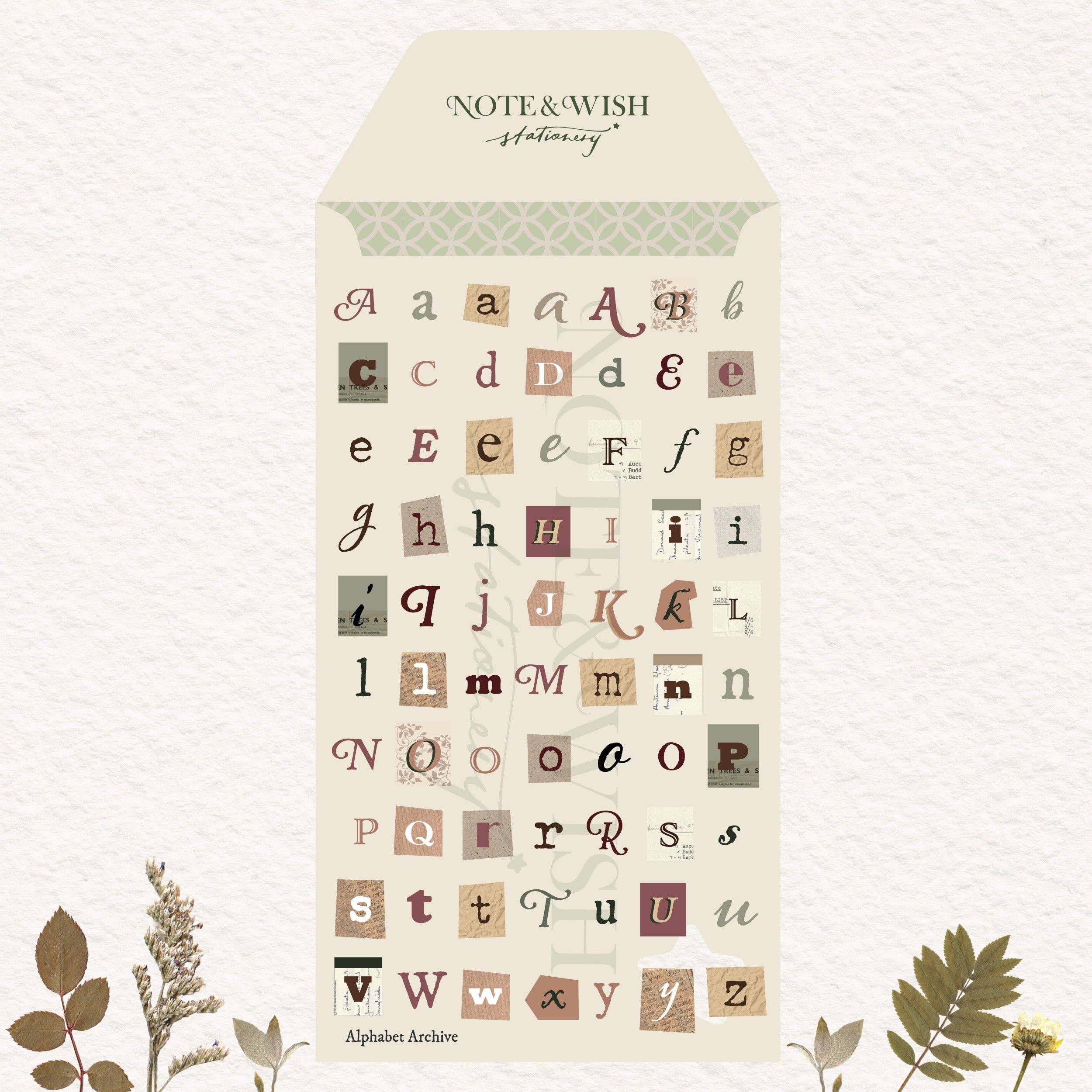 Alphabet Stickers for Journaling - Alphabet Archive Matte PVC-DutchMills