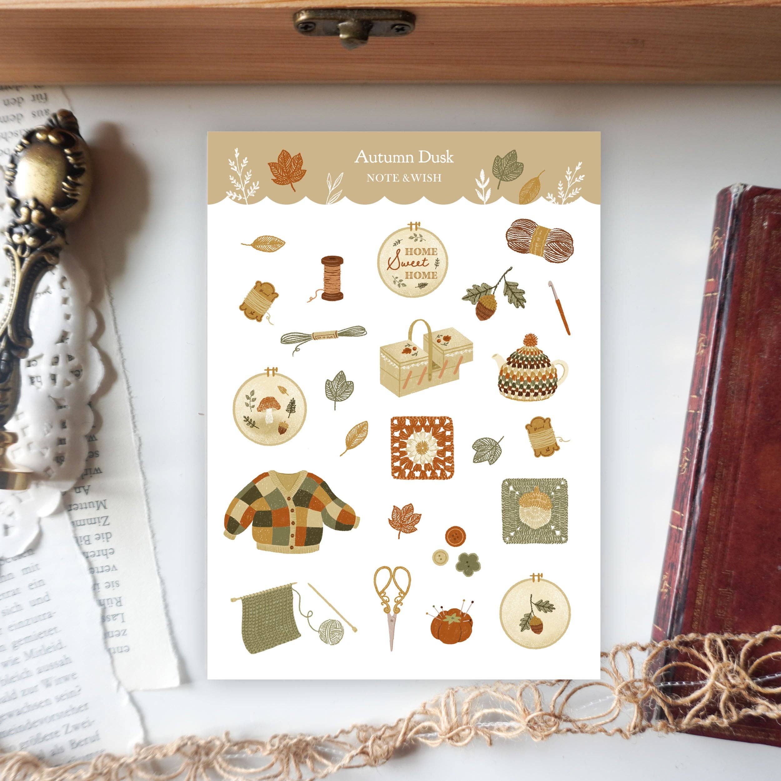 Autumn Dusk - Washi Paper Stickers-DutchMills