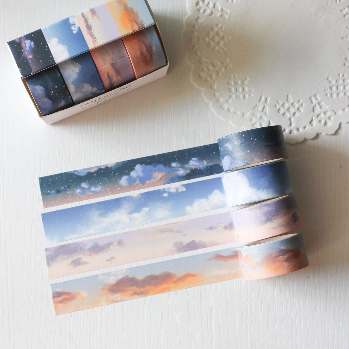 Cloudy Days Washi Gift Set - Sky Washi Tapes-DutchMills