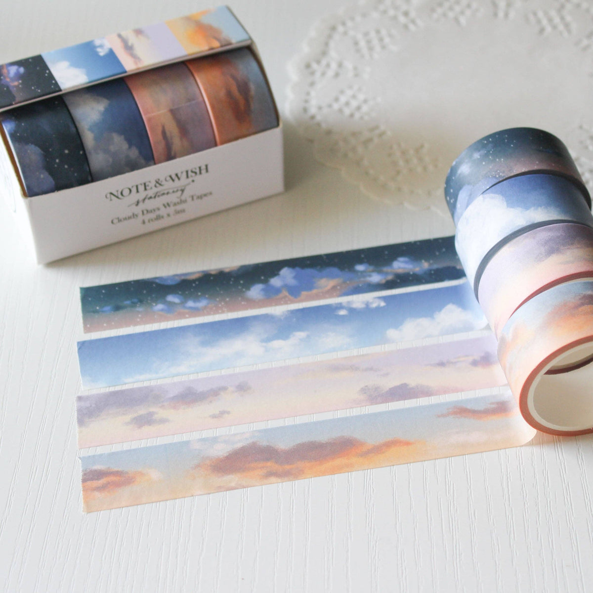 Cloudy Days Washi Gift Set - Sky Washi Tapes-DutchMills