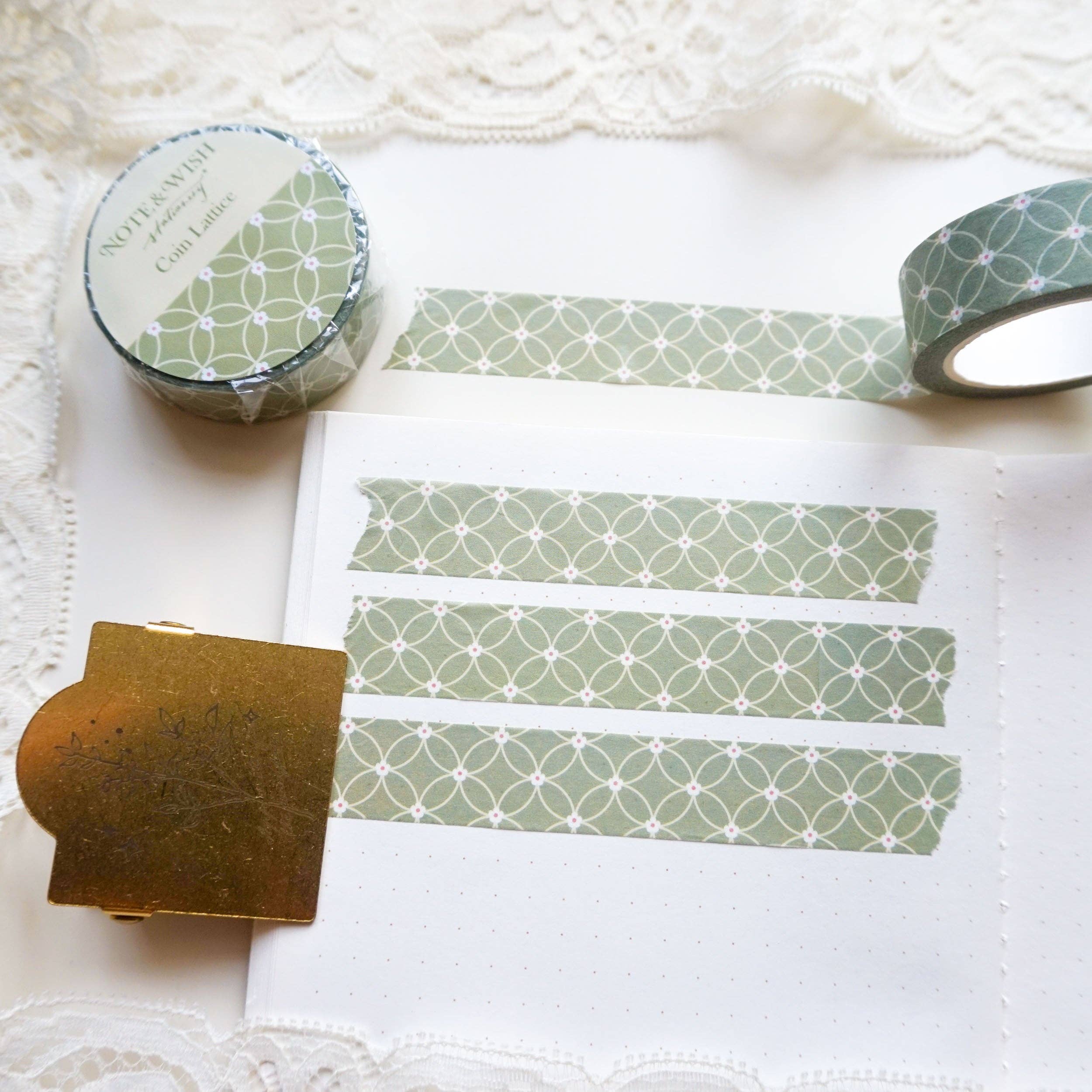 Coin Lattice Washi Tape-DutchMills