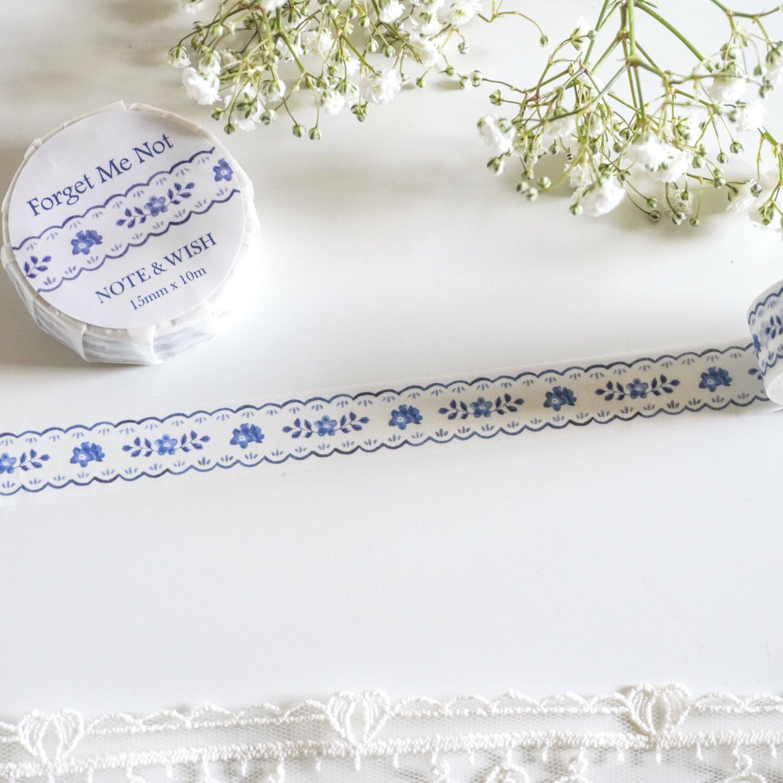 Forget Me Not Washi Tape-DutchMills