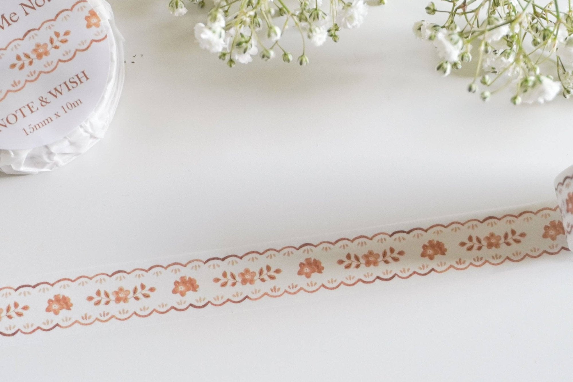 Note & Wish - Forget Me Not Washi Tape-Maskingtape-DutchMills