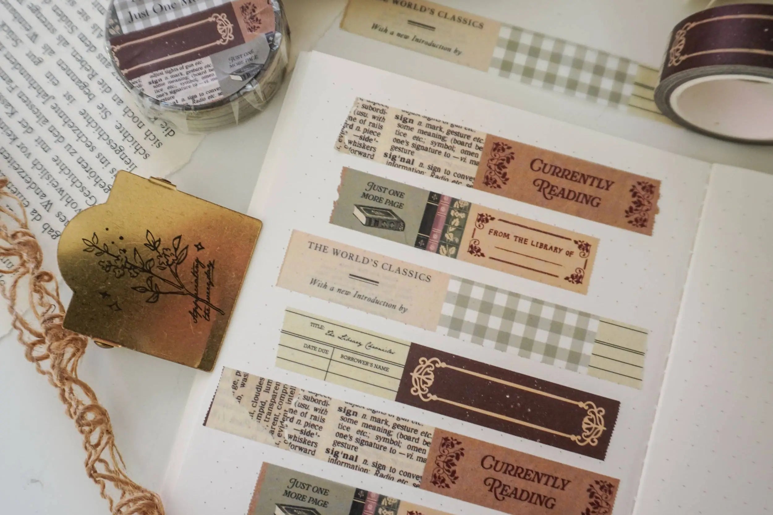 Note & Wish - Just One More Page Washi Tape-Maskingtape-DutchMills