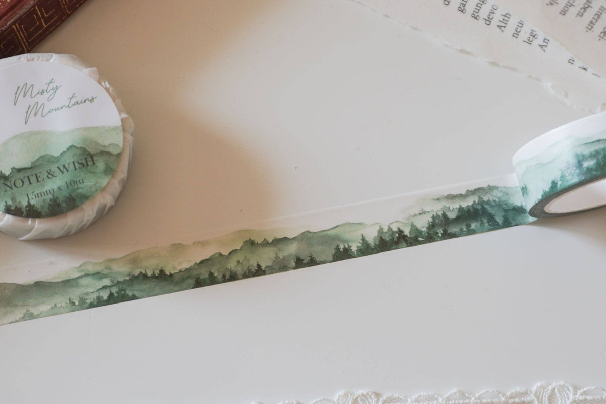 Note & Wish - Misty Mountain Washi Tape-Maskingtape-DutchMills