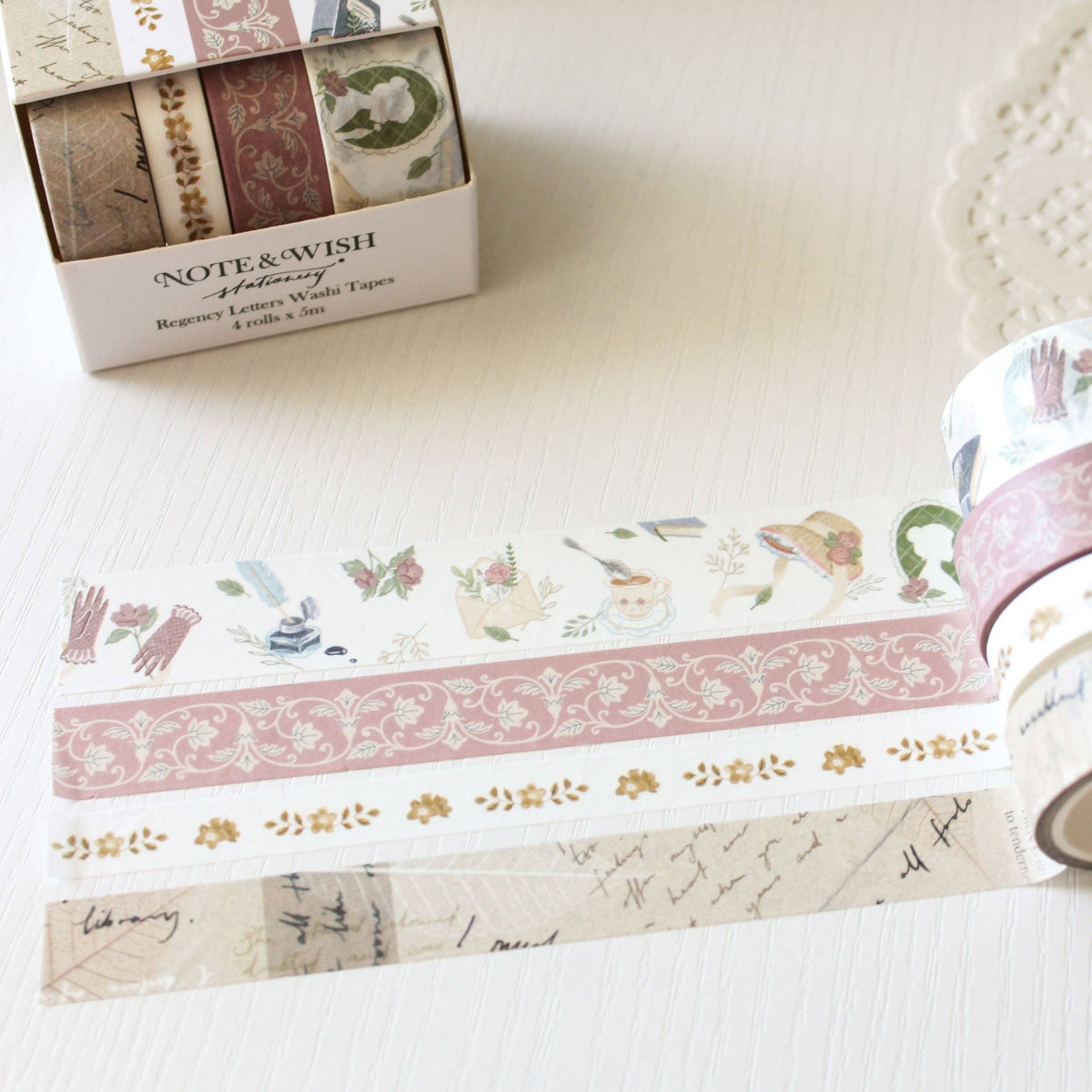 Regency Letters Washi Gift Set - Jane Austen Inspired Washi-DutchMills