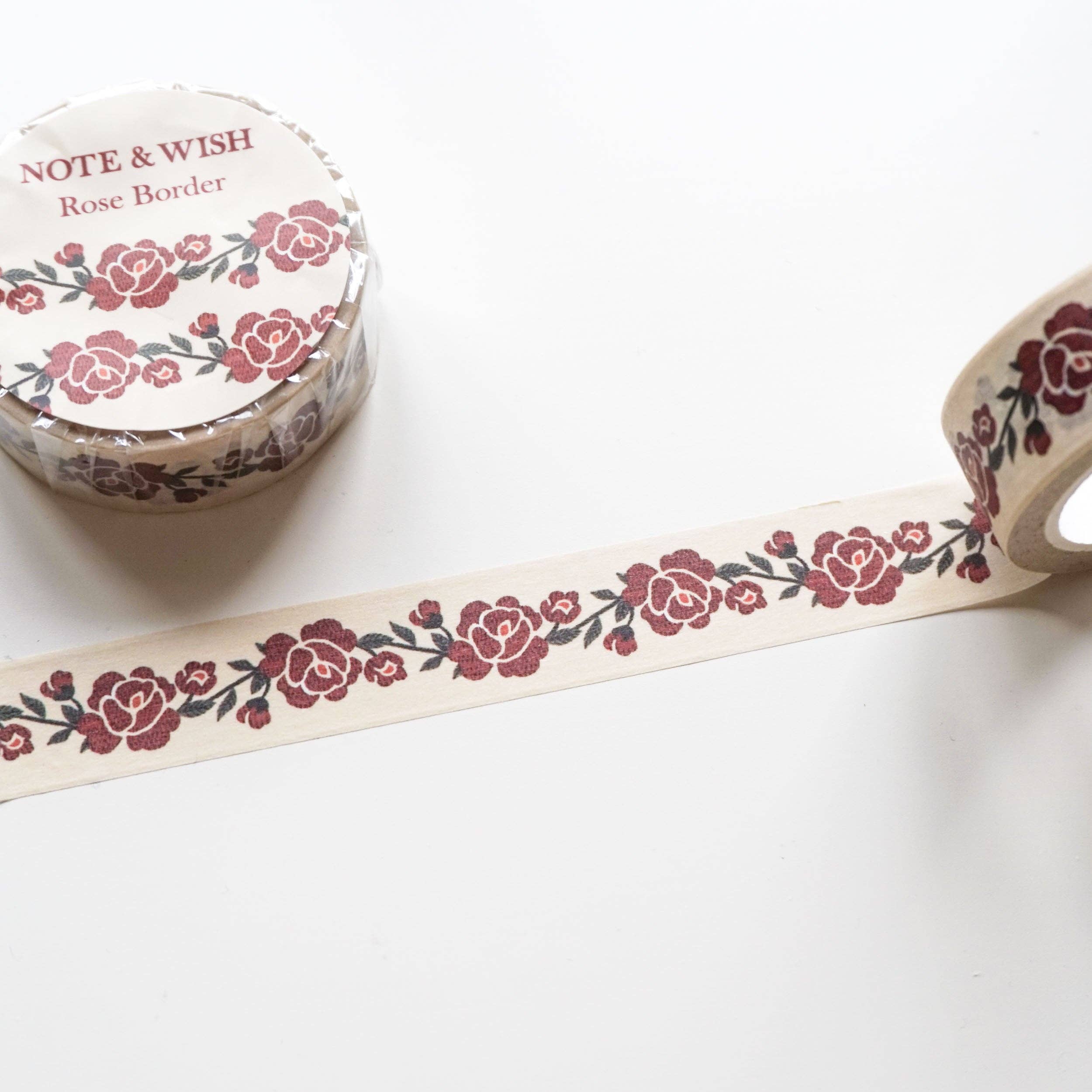 Rose Border Washi Tape-DutchMills