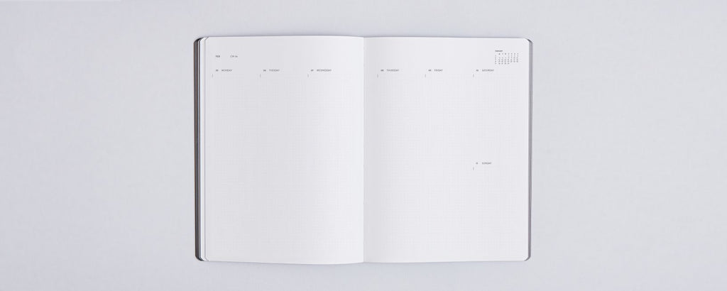 Nuuna Weekly Diary M 2024 - Day By Day-Agenda-DutchMills