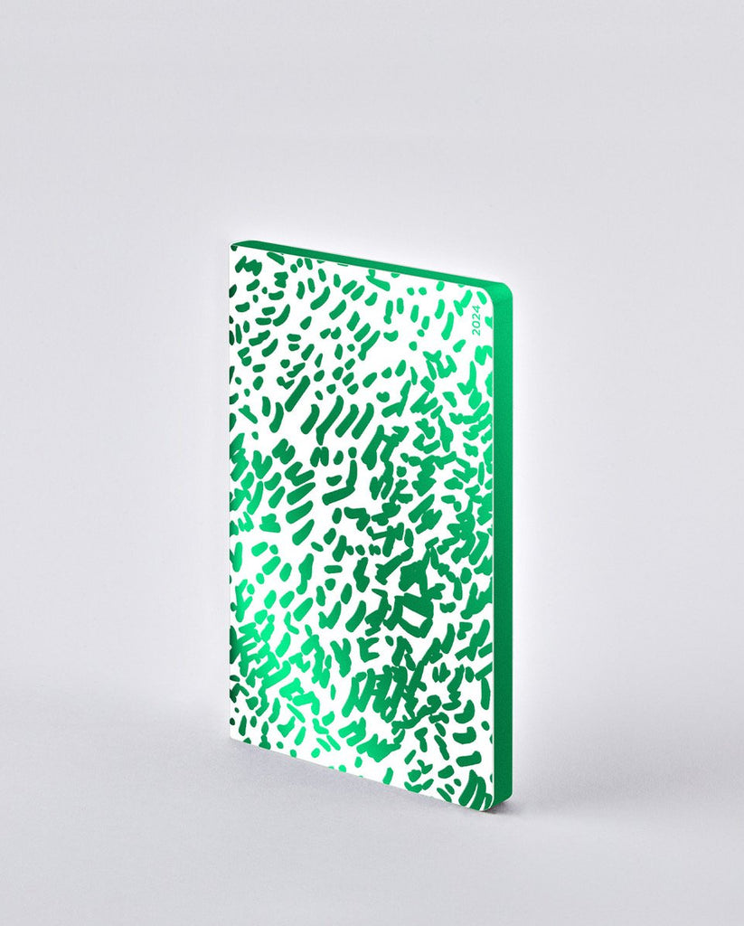 Nuuna Weekly Diary M 2024 - Green Light-Agenda-DutchMills