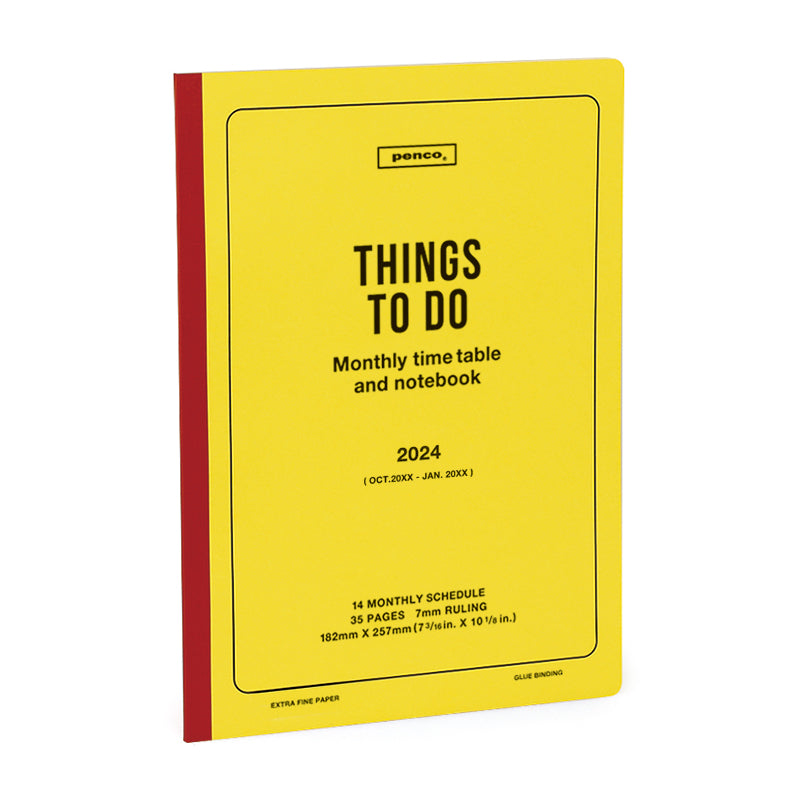 Penco - Things To Do - 2024 - Yellow-Agenda-DutchMills