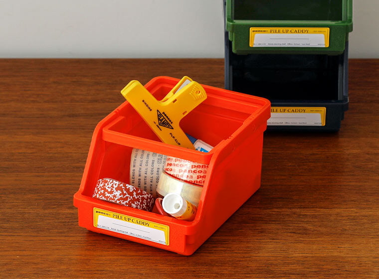 Penco - Pile-Up Caddy - Orange-Pennenbakje-DutchMills