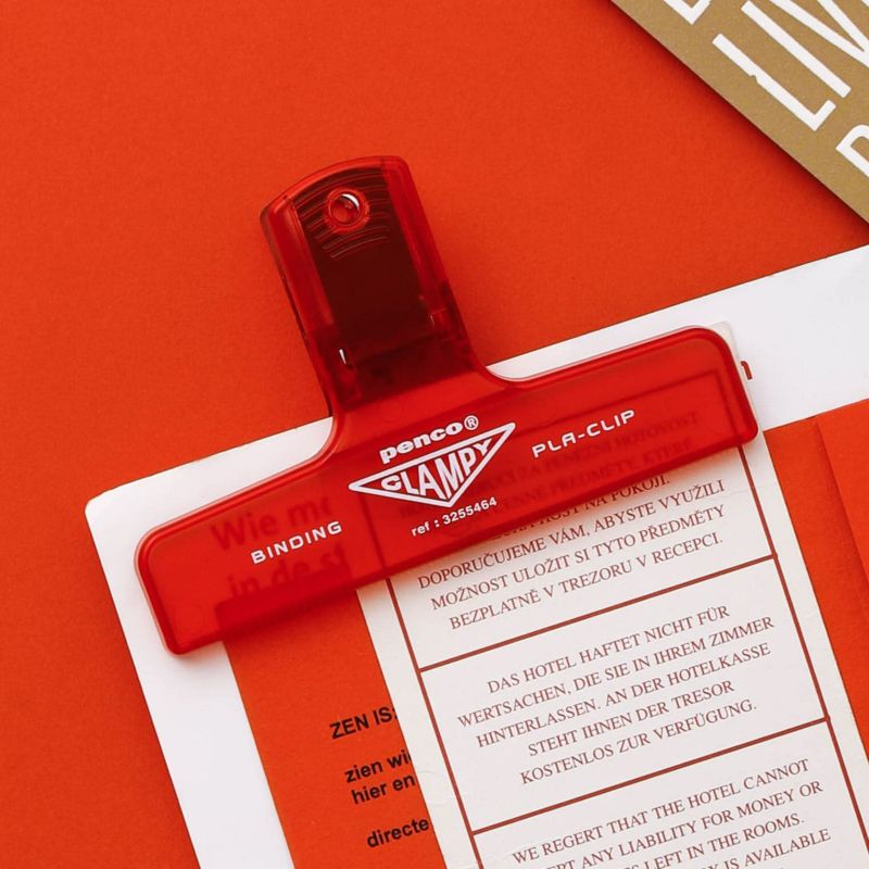 Penco - PlaClip Clear Red-Clip-DutchMills