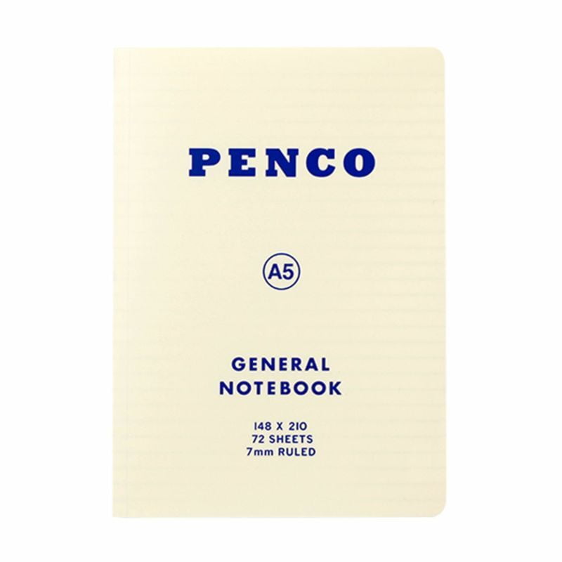Penco - Soft PP Notebook A5 Ruled - White-Notitieboek-DutchMills