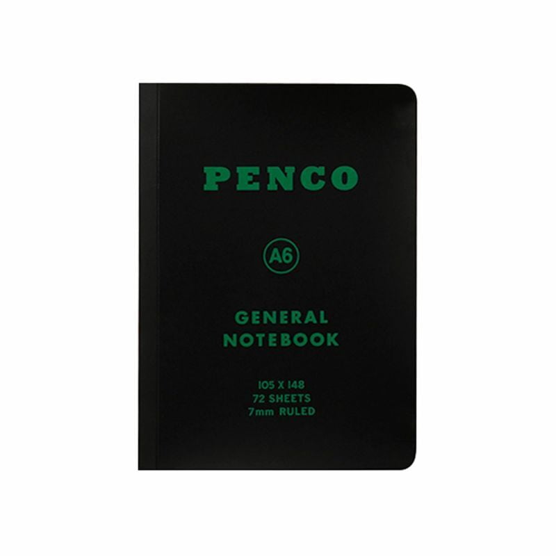 Penco - Soft PP Notebook A6 Ruled - Black-Notitieboek-DutchMills
