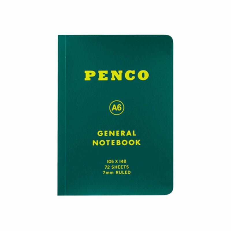Penco - Soft PP Notebook A6 Ruled - Green-Notitieboek-DutchMills