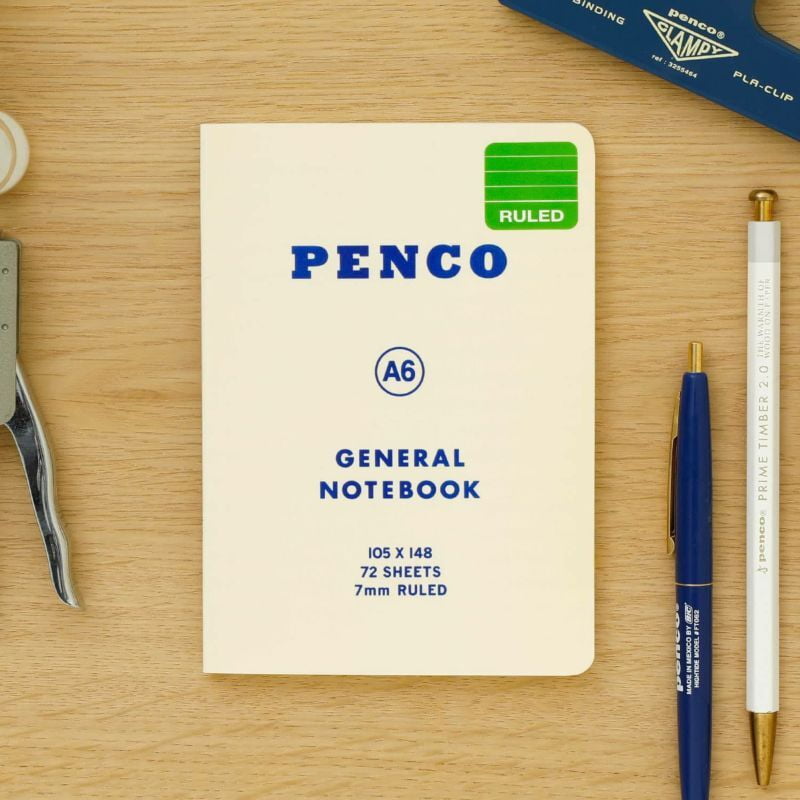 Penco - Soft PP Notebook A6 Ruled - Ivory-Notitieboek-DutchMills
