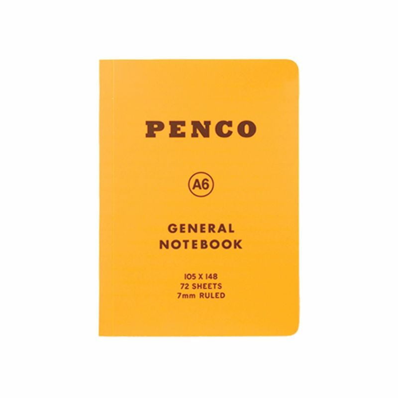 Penco - Soft PP Notebook A6 Ruled - Yellow-Notitieboek-DutchMills