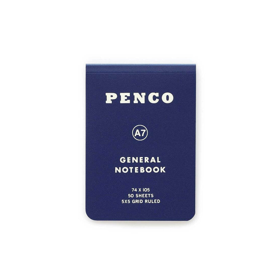 Penco - Soft PP Notebook A7 Grid - Navy-Notitieboek-DutchMills