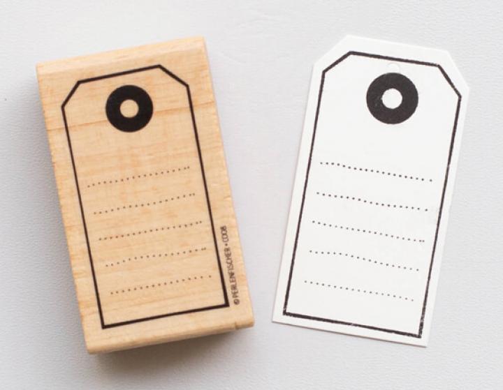 Perlenfischer - Stempel - Bagagelabel-Stempel-DutchMills