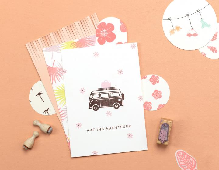 Perlenfischer - Stempel - Bloem XL-Stempel-DutchMills