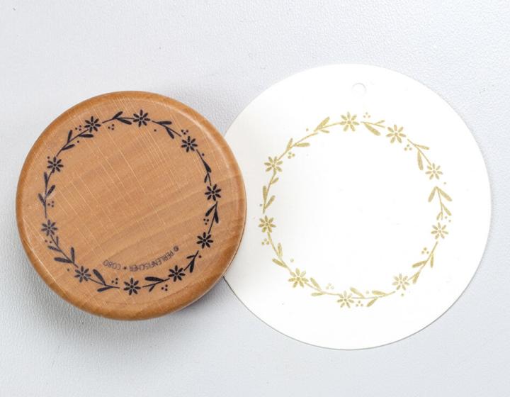 Perlenfischer - Stempel - Bloemenkrans-Stempel-DutchMills