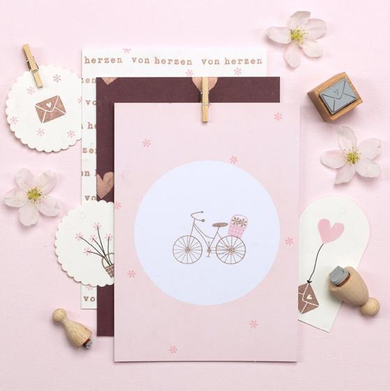 Perlenfischer - Stempel - Fiets-Stempel-DutchMills