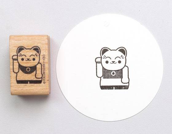 Perlenfischer - Stempel - Fortune Cat-Stempel-DutchMills