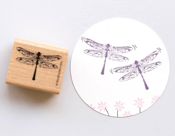 Perlenfischer - Stempel - Libelle-Stempel-DutchMills