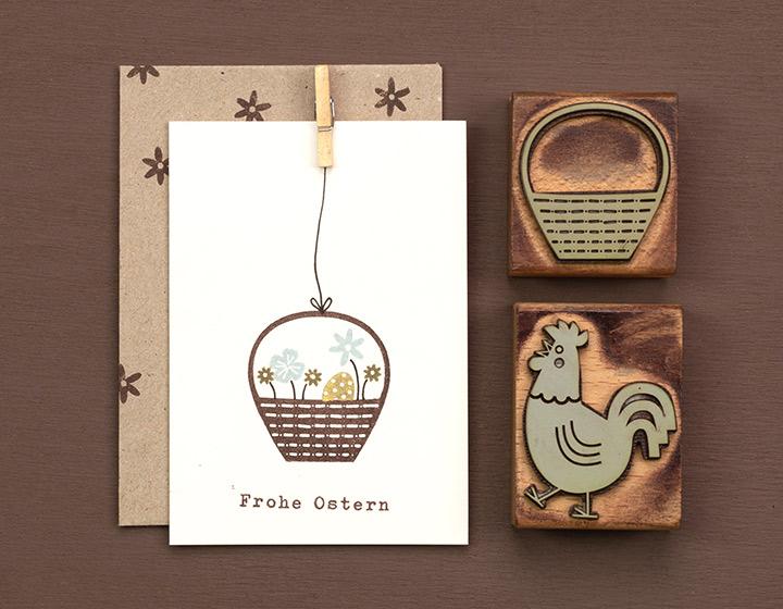 Perlenfischer - Stempel - Mandje-Stempel-DutchMills
