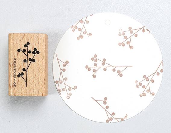 Perlenfischer - Stempel - Tak met wilde bessen-Stempel-DutchMills