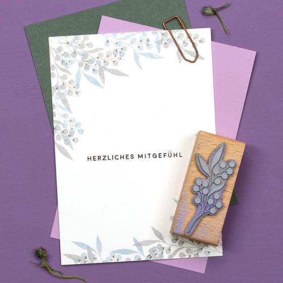 Perlenfischer - Stempel - Wilde Bessentak-Stempel-DutchMills