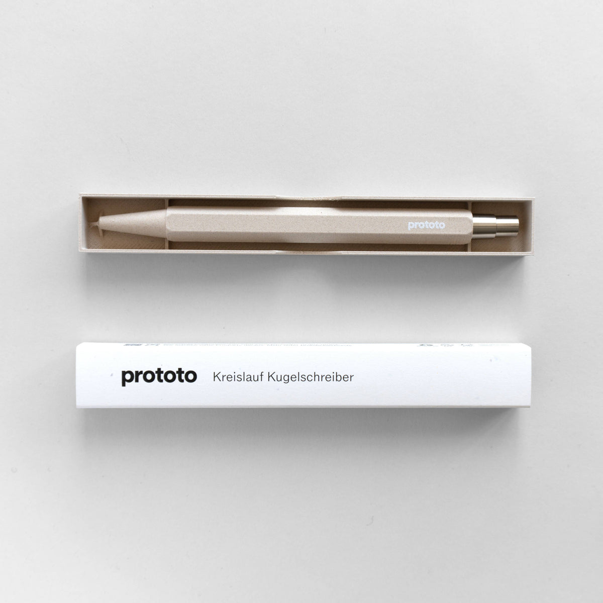 Prototo - Zero Waste ballpoint pen in Natural-Balpen-DutchMills