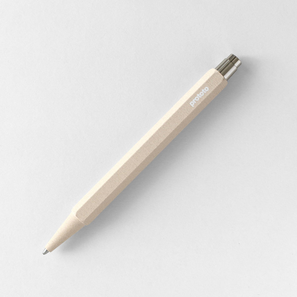 Prototo - Zero Waste ballpoint pen in Natural-Balpen-DutchMills