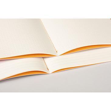 Rhodia - Notebook Softcover 64 pagina's - Lijntjes - Oranje-DutchMills