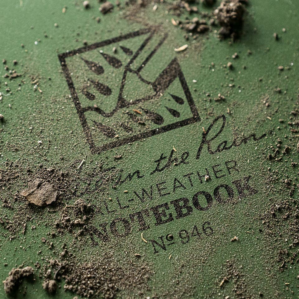 Rite in the Rain 4" x 6" Green Top-Spiral Notebook-DutchMills