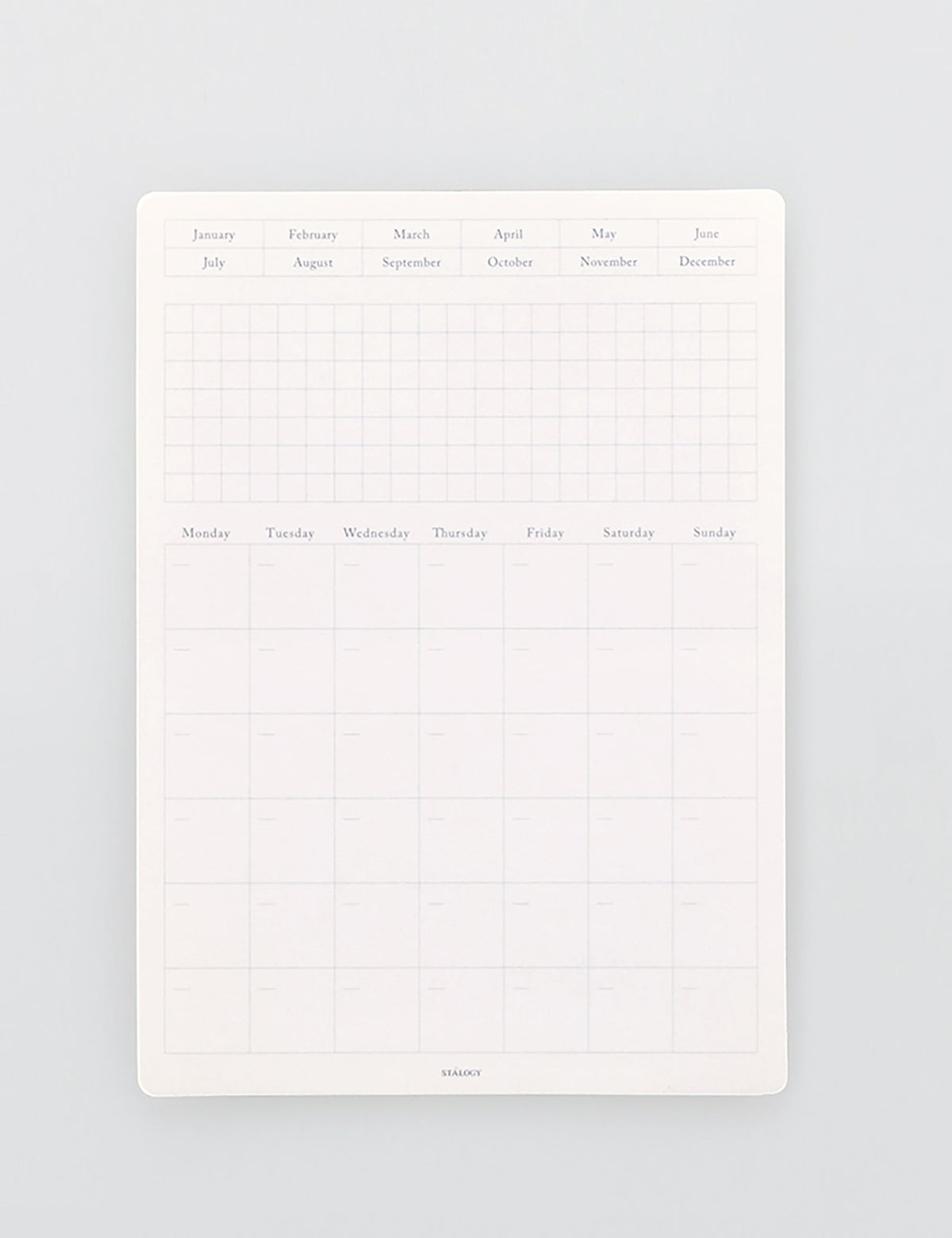 Stalogy - Removable Calendar Seal - Monthly - M-Sticky Notes-DutchMills