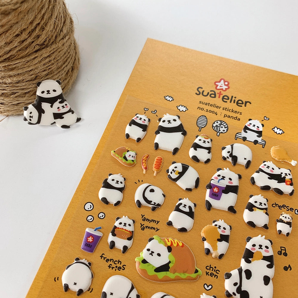 Suatelier - Panda - Stickers-Sticker-DutchMills