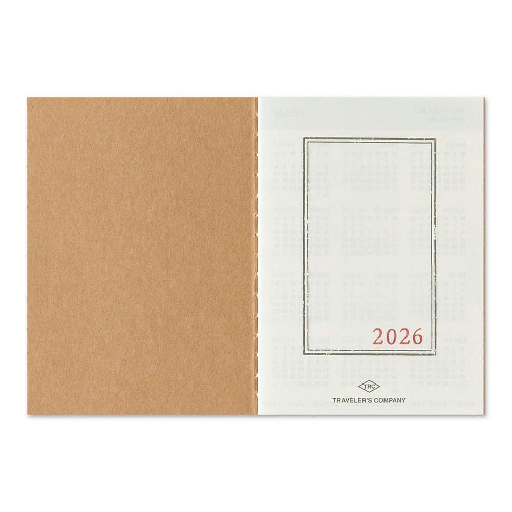 TRAVELER'S notebook - Diary 2026 Monthly Refill (Passport size)-Agenda-DutchMills