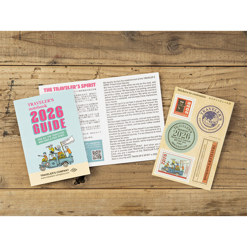 TRAVELER'S notebook - Diary 2026 Second Half- Weekly Refill (Passport size)-Agenda-DutchMills