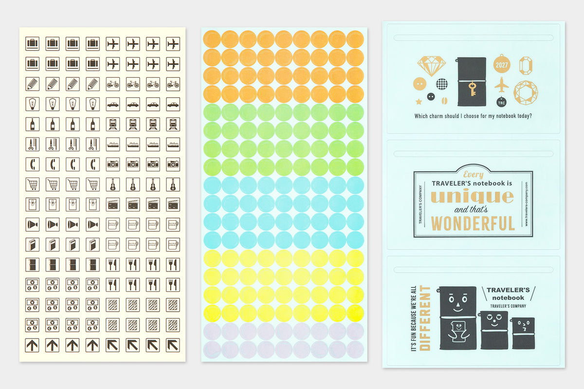 TRAVELER'S notebook - Diary 2027 Customized sticker set-Agenda-DutchMills