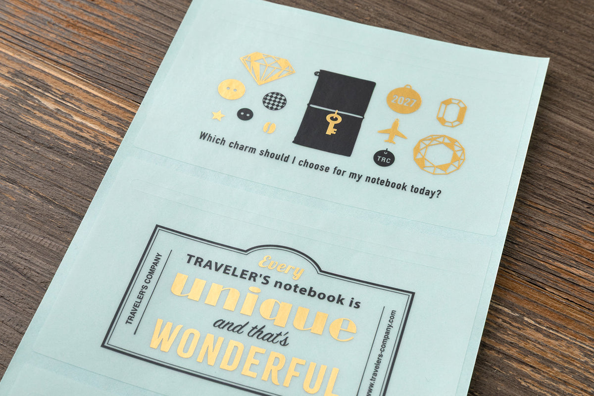 TRAVELER'S notebook - Diary 2027 Customized sticker set-Agenda-DutchMills