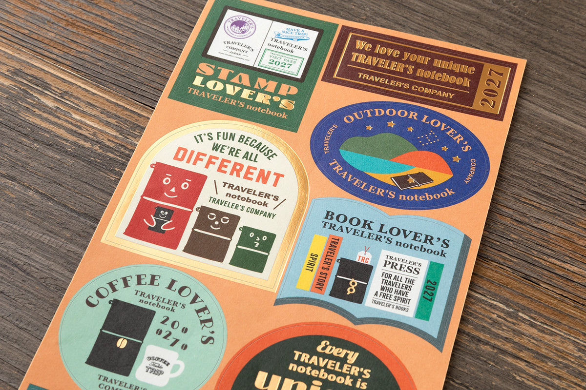 TRAVELER'S notebook - Diary 2027 Customized sticker set-Agenda-DutchMills
